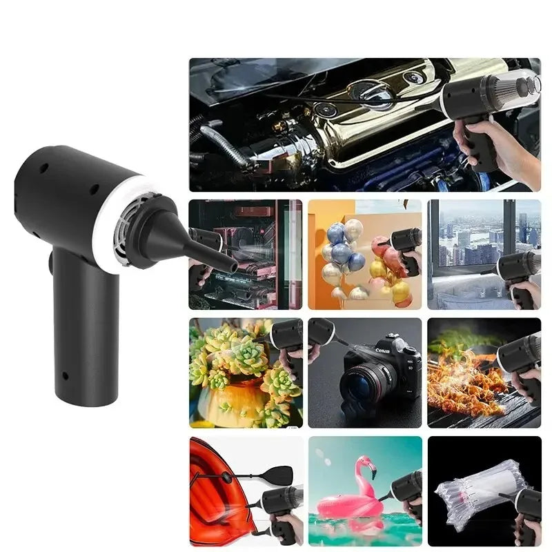 High-Power Portable Wireless Car Vacuum Cleaner