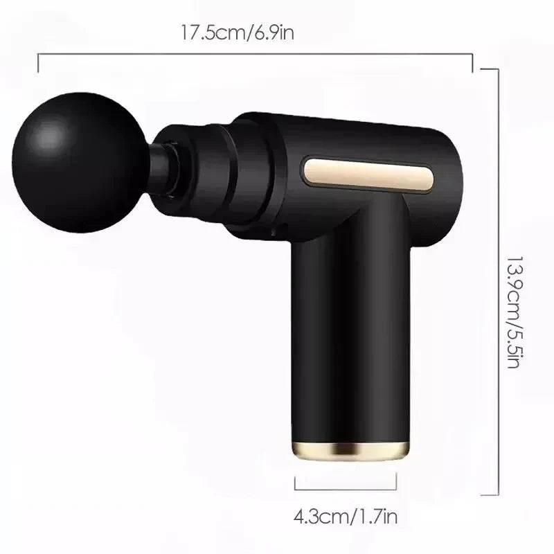 Portable Deep Tissue Massage Gun | Adjustable Speeds | Lightweight, Quiet & Ergonomic